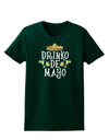 Drinko De Mayo Womens Dark T-Shirt-TooLoud-Forest-Green-Small-Davson Sales