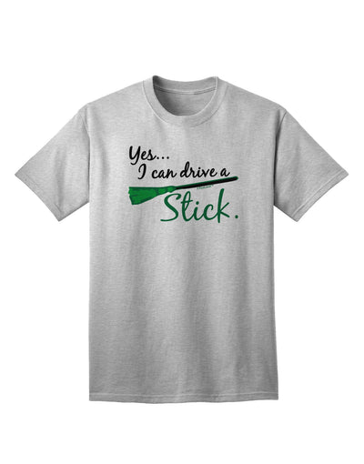 Drive Stick Green Adult T-Shirt-Mens T-Shirt-TooLoud-AshGray-Small-Davson Sales