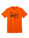 Drive Stick Green Adult T-Shirt-Mens T-Shirt-TooLoud-Orange-Small-Davson Sales