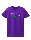 Drive Stick Green Womens Dark T-Shirt-TooLoud-Purple-X-Small-Davson Sales