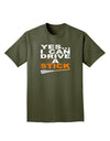 Drive Stick Orange Adult Dark T-Shirt-Mens T-Shirt-TooLoud-Military-Green-Small-Davson Sales