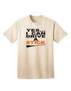 Drive Stick Orange Adult T-Shirt-Mens T-Shirt-TooLoud-Natural-Small-Davson Sales