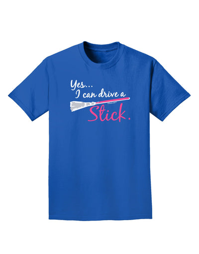 Drive Stick Pink Adult Dark T-Shirt-Mens T-Shirt-TooLoud-Royal-Blue-Small-Davson Sales