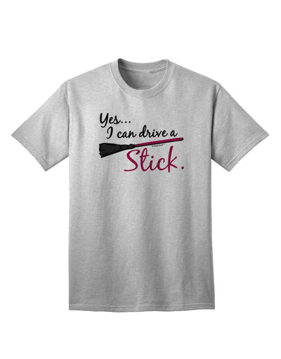 Drive Stick Pink Adult T-Shirt-Mens T-Shirt-TooLoud-AshGray-Small-Davson Sales