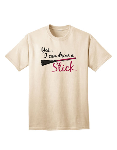 Drive Stick Pink Adult T-Shirt-Mens T-Shirt-TooLoud-Natural-Small-Davson Sales