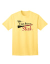 Drive Stick Pink Adult T-Shirt-Mens T-Shirt-TooLoud-Yellow-Small-Davson Sales