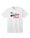 Drive Stick Pink Adult T-Shirt-Mens T-Shirt-TooLoud-White-Small-Davson Sales