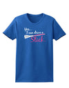 Drive Stick Pink Womens Dark T-Shirt-TooLoud-Royal-Blue-X-Small-Davson Sales