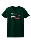 Drive Stick Pink Womens Dark T-Shirt-TooLoud-Forest-Green-Small-Davson Sales