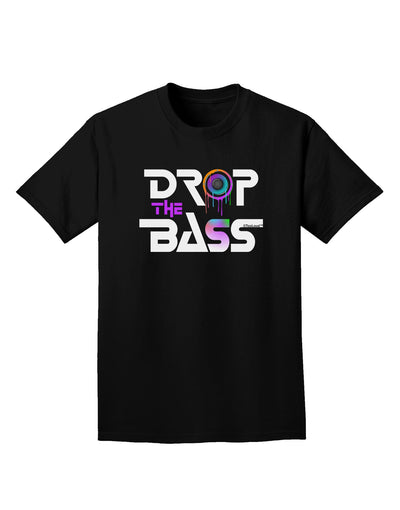 Drop The Bass - Drips Speaker Adult Dark T-Shirt-Mens T-Shirt-TooLoud-Black-Small-Davson Sales