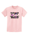 Drop The Bass - Drips Speaker Childrens T-Shirt-Childrens T-Shirt-TooLoud-PalePink-X-Small-Davson Sales