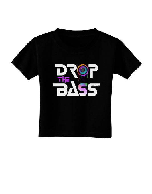 Drop The Bass - Drips Speaker Toddler T-Shirt Dark-Toddler T-Shirt-TooLoud-Black-2T-Davson Sales