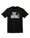 Drop The Bass Fish Adult Dark T-Shirt-Mens T-Shirt-TooLoud-Black-Small-Davson Sales
