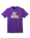 Drop The Bass Fish Adult Dark T-Shirt-Mens T-Shirt-TooLoud-Purple-Small-Davson Sales