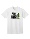 Drop The Bass Fish Adult T-Shirt-Mens T-Shirt-TooLoud-White-Small-Davson Sales