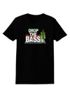 Drop The Bass Fish Womens Dark T-Shirt-TooLoud-Black-X-Small-Davson Sales