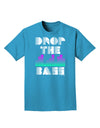 Drop the Bass Adult Dark T-Shirt-Mens T-Shirt-TooLoud-Turquoise-Small-Davson Sales