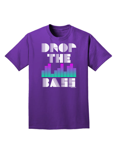 Drop the Bass Adult Dark T-Shirt-Mens T-Shirt-TooLoud-Purple-Small-Davson Sales