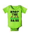 Drop the Bass Baby Romper Bodysuit-Baby Romper-TooLoud-Lime-Green-06-Months-Davson Sales