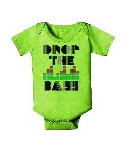 Drop the Bass Baby Romper Bodysuit-Baby Romper-TooLoud-Lime-Green-06-Months-Davson Sales