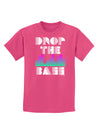 Drop the Bass Childrens Dark T-Shirt-Childrens T-Shirt-TooLoud-Sangria-X-Small-Davson Sales