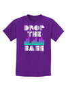 Drop the Bass Childrens Dark T-Shirt-Childrens T-Shirt-TooLoud-Purple-X-Small-Davson Sales