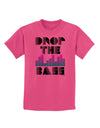 Drop the Bass Childrens T-Shirt-Childrens T-Shirt-TooLoud-Sangria-X-Small-Davson Sales