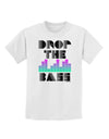 Drop the Bass Childrens T-Shirt-Childrens T-Shirt-TooLoud-White-X-Small-Davson Sales