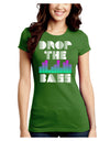 Drop the Bass Juniors Crew Dark T-Shirt-T-Shirts Juniors Tops-TooLoud-Kiwi-Green-Juniors Fitted Small-Davson Sales