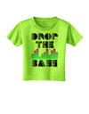 Drop the Bass Toddler T-Shirt-Toddler T-Shirt-TooLoud-Lime-Green-2T-Davson Sales