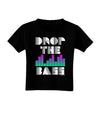 Drop the Bass Toddler T-Shirt Dark-Toddler T-Shirt-TooLoud-Black-2T-Davson Sales