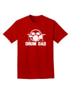 Drum Dad Adult Dark T-Shirt by TooLoud-Mens T-Shirt-TooLoud-Red-Small-Davson Sales