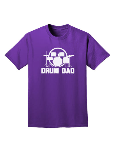 Drum Dad Adult Dark T-Shirt by TooLoud-Mens T-Shirt-TooLoud-Purple-Small-Davson Sales