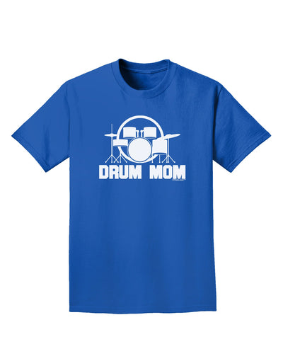 Drum Mom - Mother's Day Design Adult Dark T-Shirt-Mens T-Shirt-TooLoud-Royal-Blue-Small-Davson Sales