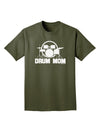 Drum Mom - Mother's Day Design Adult Dark T-Shirt-Mens T-Shirt-TooLoud-Military-Green-Small-Davson Sales