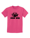 Drum Mom - Mother's Day Design Childrens T-Shirt-Childrens T-Shirt-TooLoud-Sangria-X-Small-Davson Sales