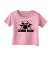 Drum Mom - Mother's Day Design Infant T-Shirt-Infant T-Shirt-TooLoud-Candy-Pink-06-Months-Davson Sales