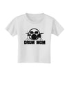 Drum Mom - Mother's Day Design Toddler T-Shirt-Toddler T-Shirt-TooLoud-White-2T-Davson Sales