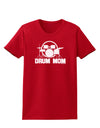 Drum Mom - Mother's Day Design Womens Dark T-Shirt-TooLoud-Red-X-Small-Davson Sales