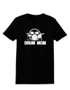 Drum Mom - Mother's Day Design Womens Dark T-Shirt-TooLoud-Black-X-Small-Davson Sales