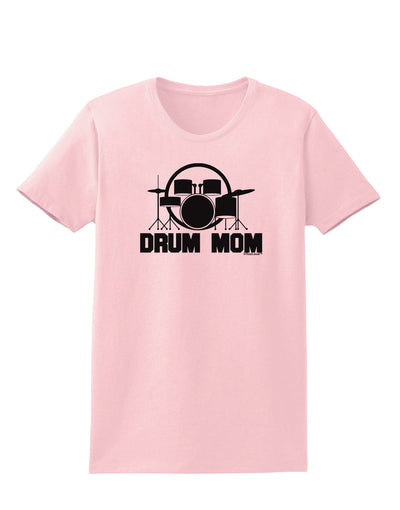 Drum Mom - Mother's Day Design Womens T-Shirt-Womens T-Shirt-TooLoud-PalePink-X-Small-Davson Sales