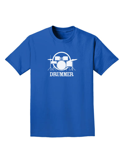 Drummer Adult Dark T-Shirt-Mens T-Shirt-TooLoud-Royal-Blue-Small-Davson Sales