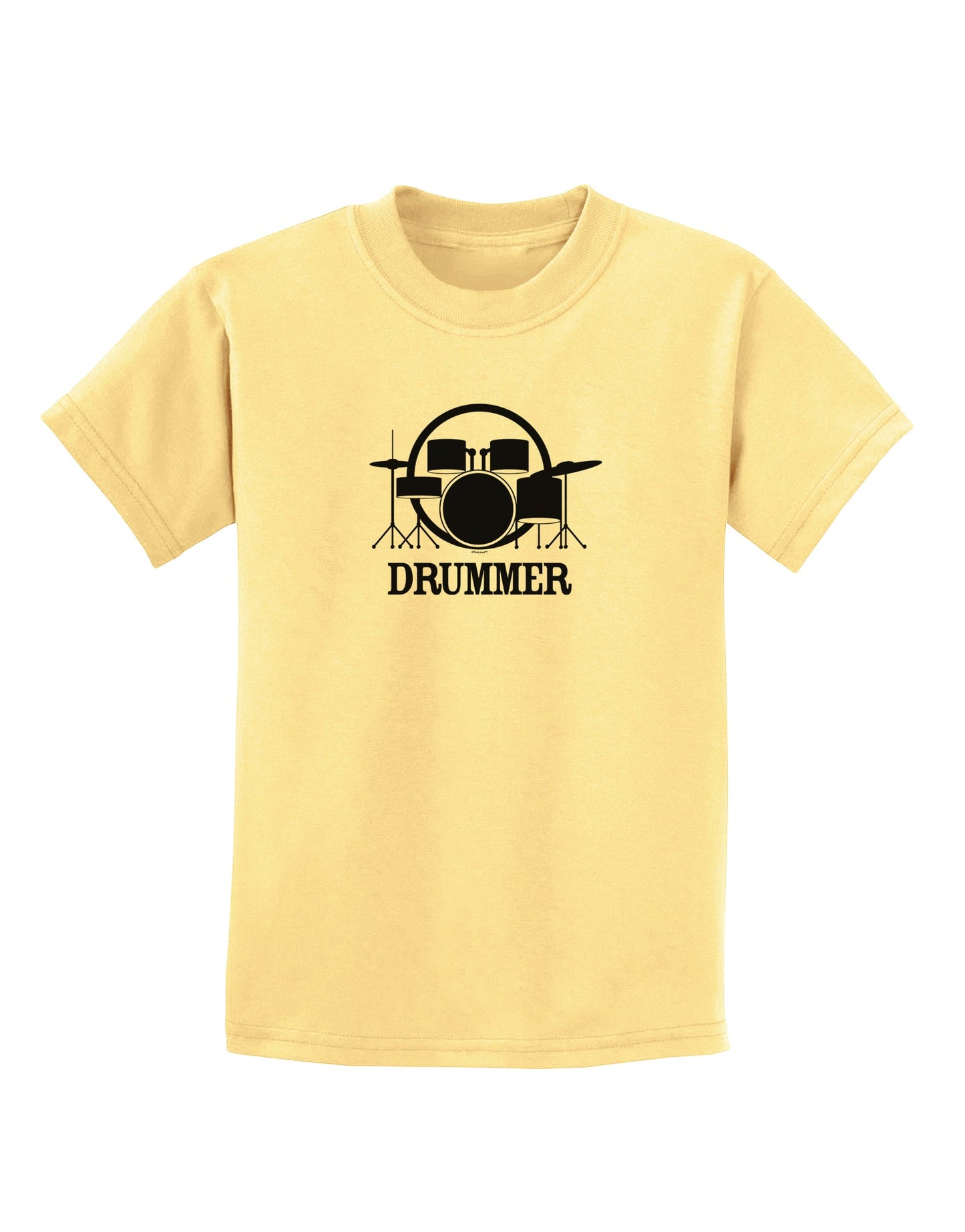 Drummer Childrens T-Shirt-Childrens T-Shirt-TooLoud-Daffodil-Yellow-X-Small-Davson Sales