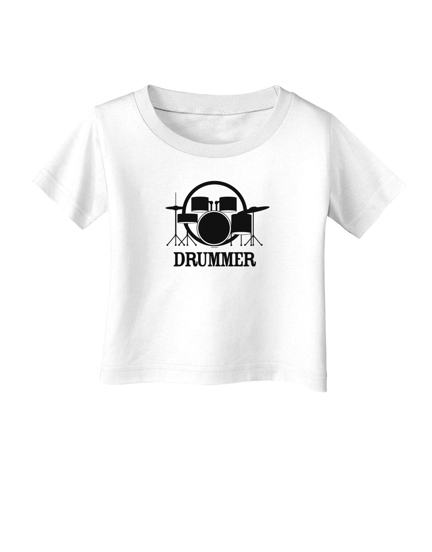 Drummer Infant T-Shirt-Infant T-Shirt-TooLoud-White-06-Months-Davson Sales