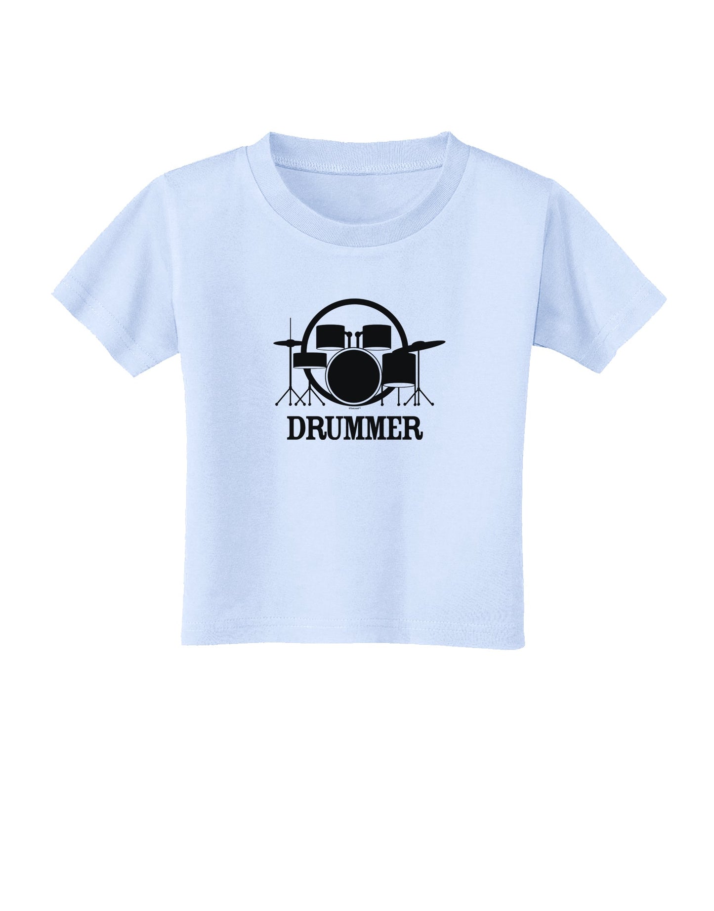 Drummer Toddler T-Shirt-Toddler T-Shirt-TooLoud-Light-Blue-2T-Davson Sales