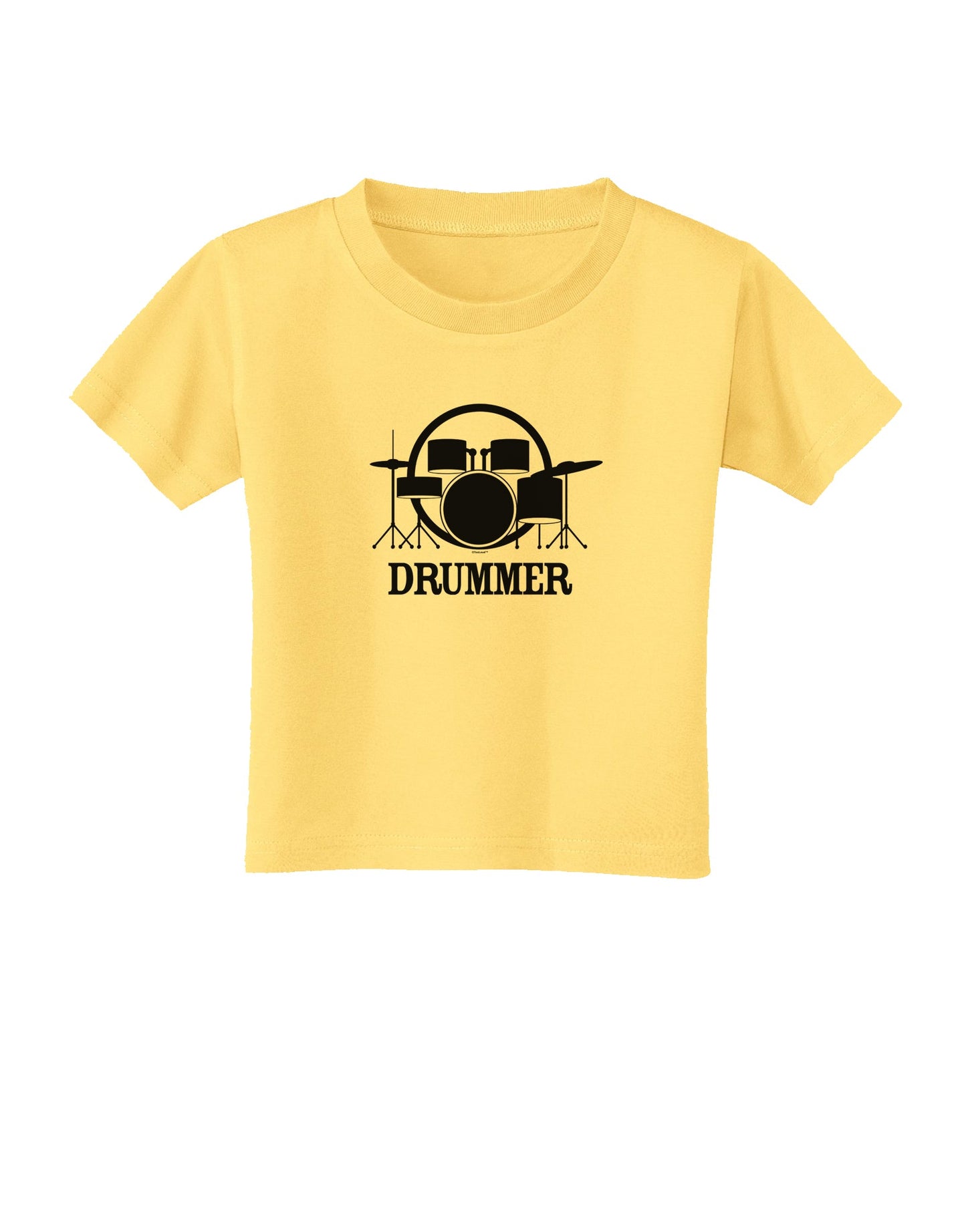 Drummer Toddler T-Shirt-Toddler T-Shirt-TooLoud-Daffodil-Yellow-2T-Davson Sales
