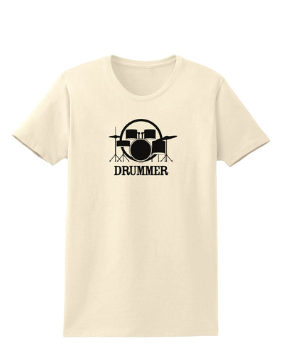 Drummer Womens T-Shirt-Womens T-Shirt-TooLoud-Natural-X-Small-Davson Sales