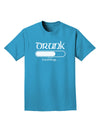 Drunk Loading Bar Adult Dark T-Shirt by TooLoud-Mens T-Shirt-TooLoud-Turquoise-Small-Davson Sales