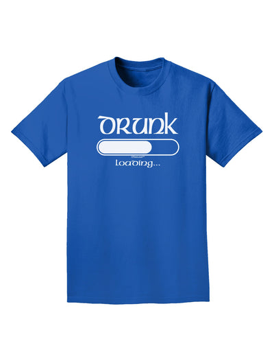 Drunk Loading Bar Adult Dark T-Shirt by TooLoud-Mens T-Shirt-TooLoud-Royal-Blue-Small-Davson Sales