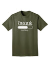 Drunk Loading Bar Adult Dark T-Shirt by TooLoud-Mens T-Shirt-TooLoud-Military-Green-Small-Davson Sales